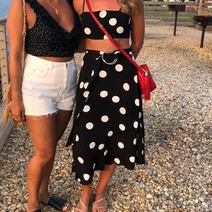 Free People Polka Dot Set